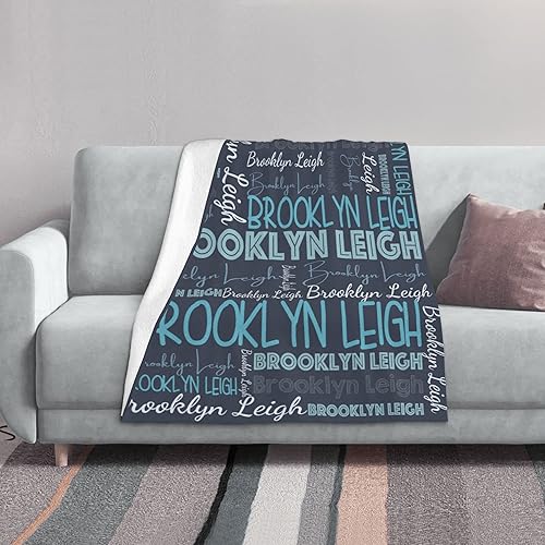 Miniatura 53 de Dr.TOUGH Mantas personalizadas para niños y adultos, manta personalizada con nombre para niños, manta con monograma con nombres personalizados