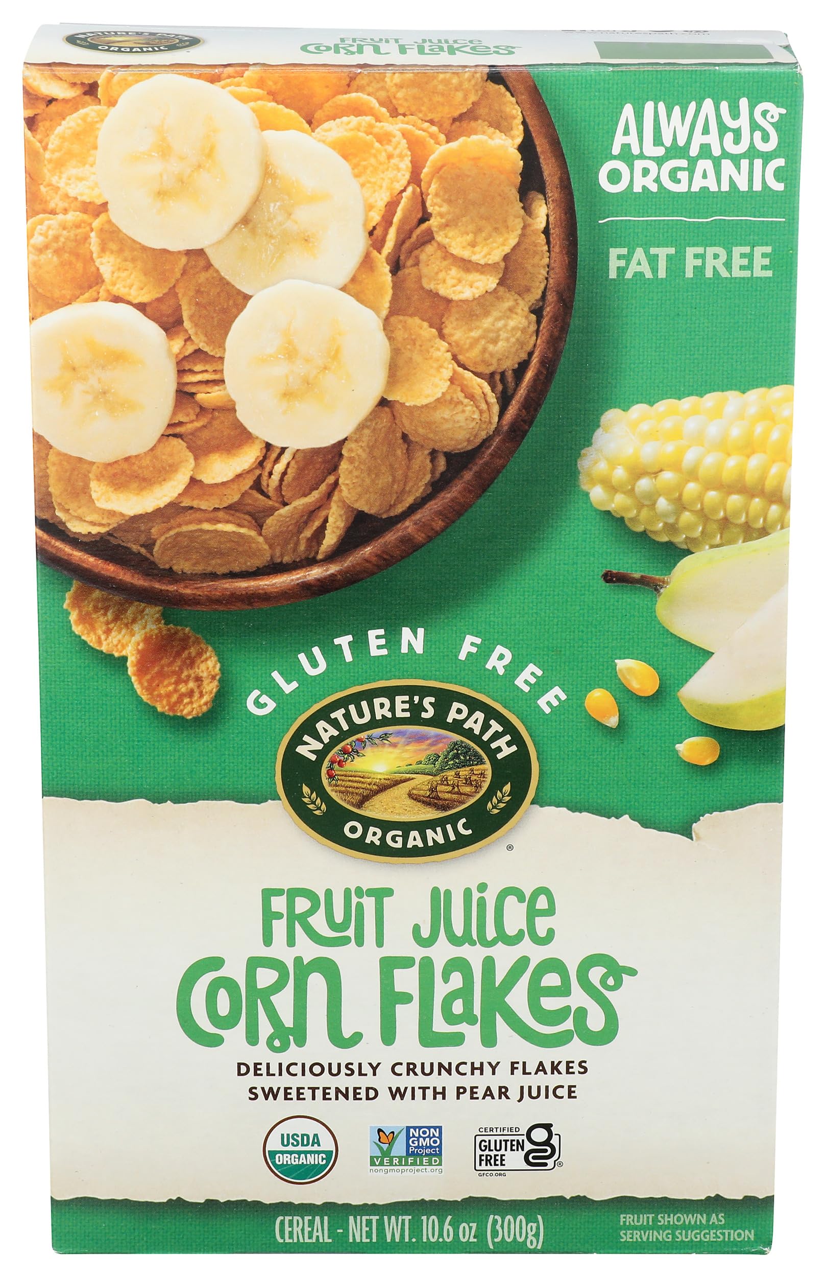 Nature's Path Corn Flakes - Fruit Juice Sweetened - 10.6 oz. by Nature's Path