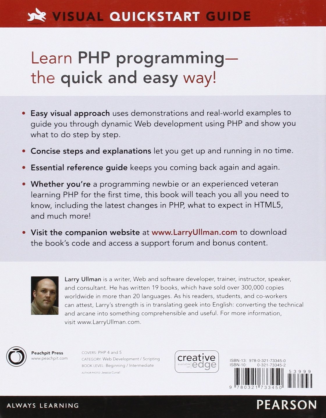 PHP for the Web: Visual QuickStart Guide