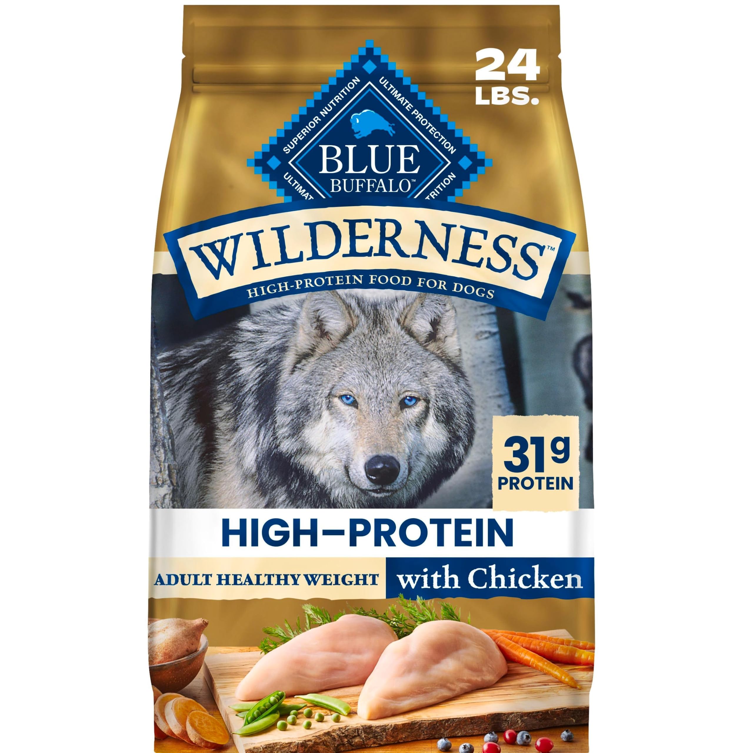 Blue Buffalo Wilderness Chicken Weight Control Dry Dog Food