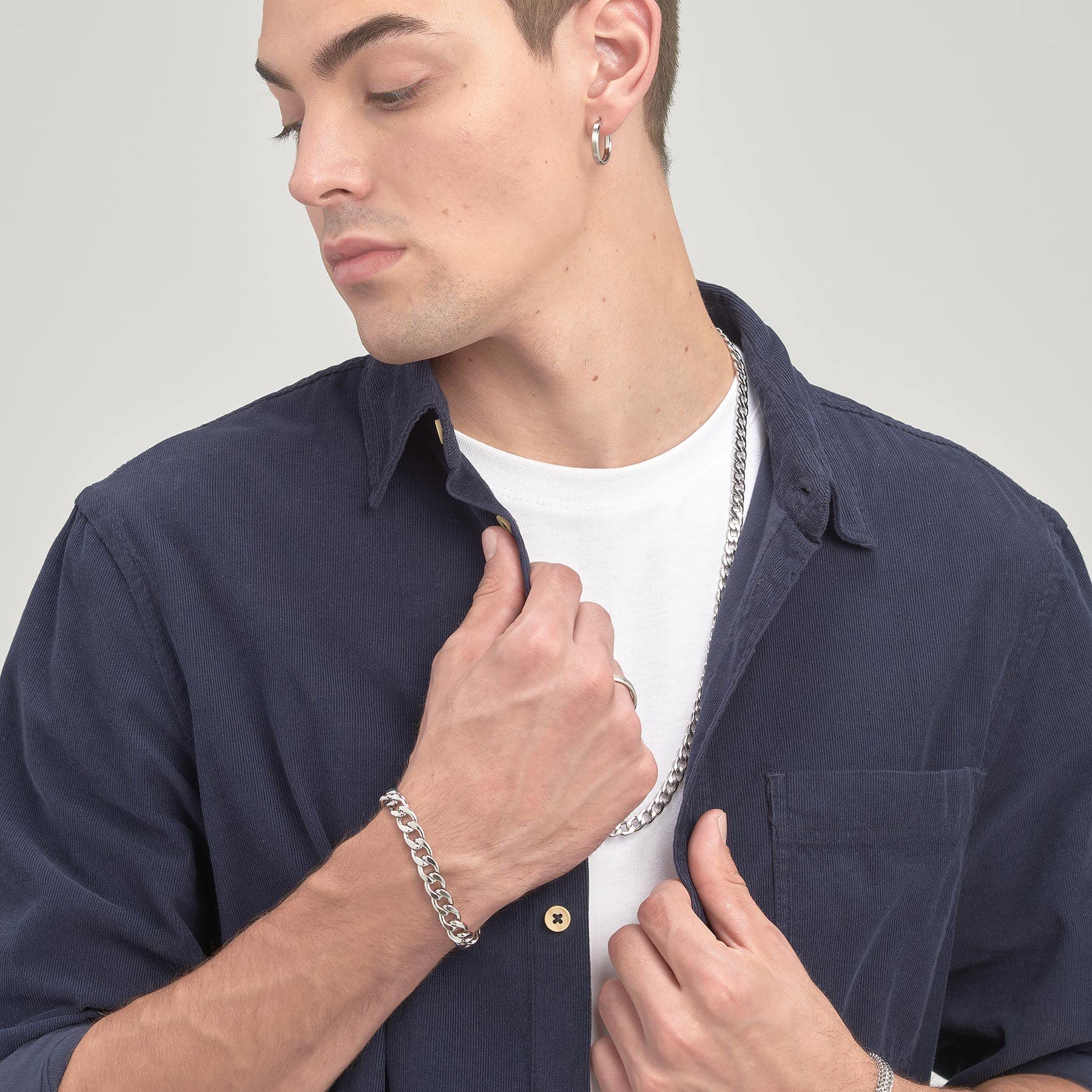 Brosway Bracciale Uomo in Acciaio | Collezione Ink - BIK96