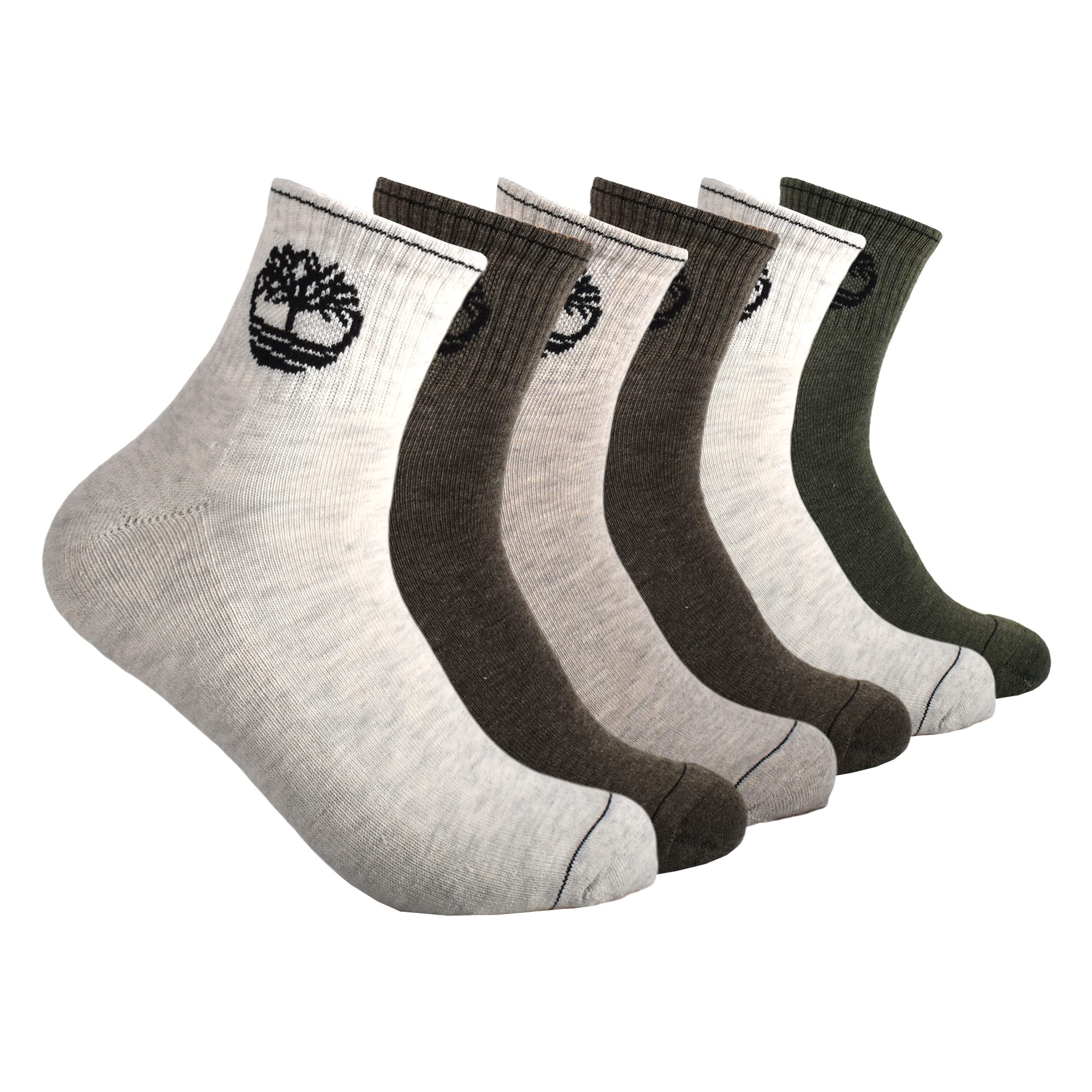 Timberland Men's Quarter Socks (6 Pairs)