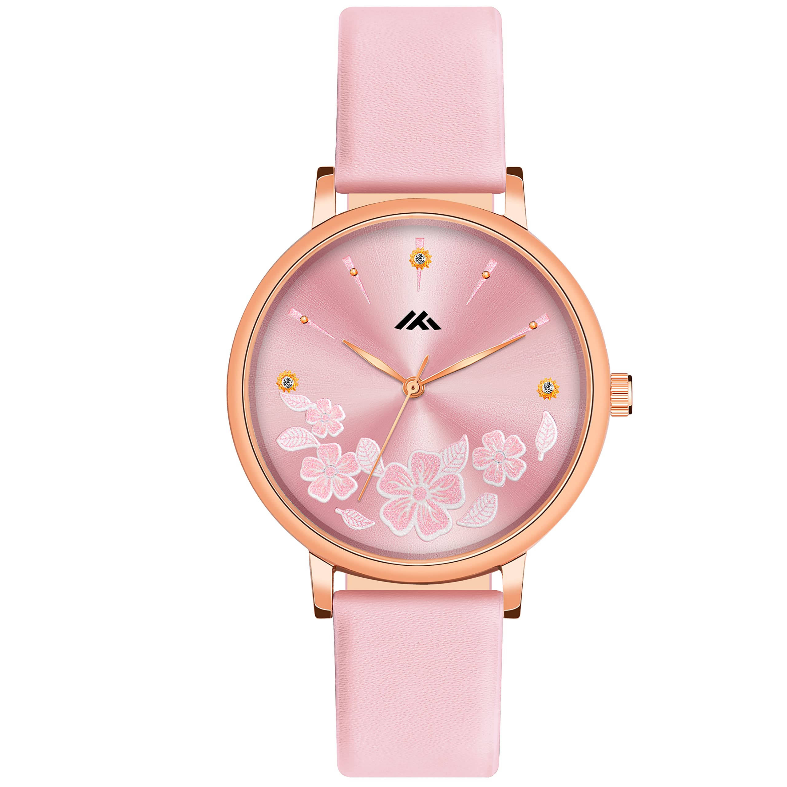Watch City Wrist Watch for Women and Girls Round Dial Analog White Color Dial, Gift for Girl Friends | Wife | Sister | Mother (Pink) (B0C5CX1Y2G) Amazon Price History, Amazon Price Tracker