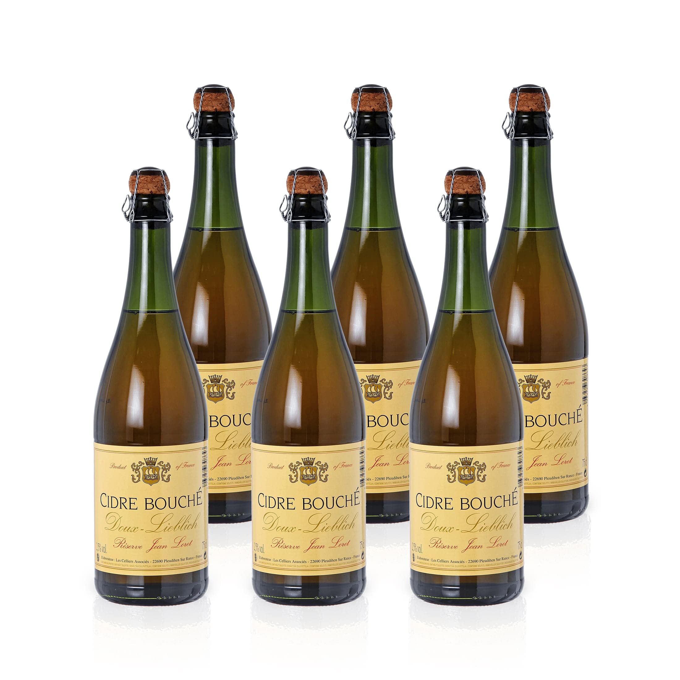 Cidre Bouché Doux-Lieblich - Réserve Jean Loret (6x 0,75L)