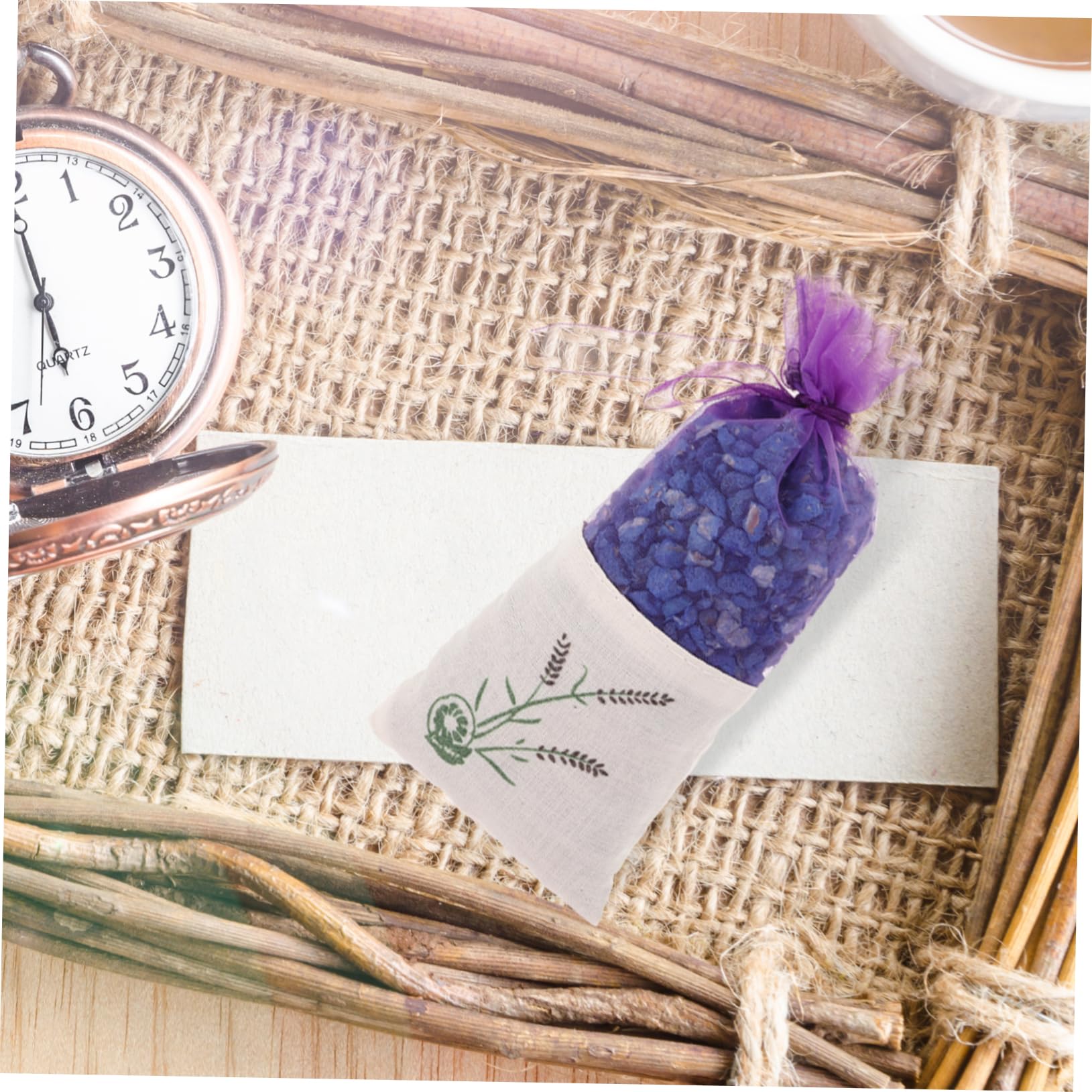 Sachets Profumati 6 Pezzi in Mesh Bag Nano Minerale | Eliminazione Odori, Aroma Puro e Naturale, Cassetti e Decorazioni Domestiche