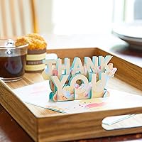 Vista 6 de Lovepop Tarjeta de agradecimiento desplegable para ella y él - Tarjetas de felicitación 3D para niños, niñas, hombres, mujeres - Tarjeta artística