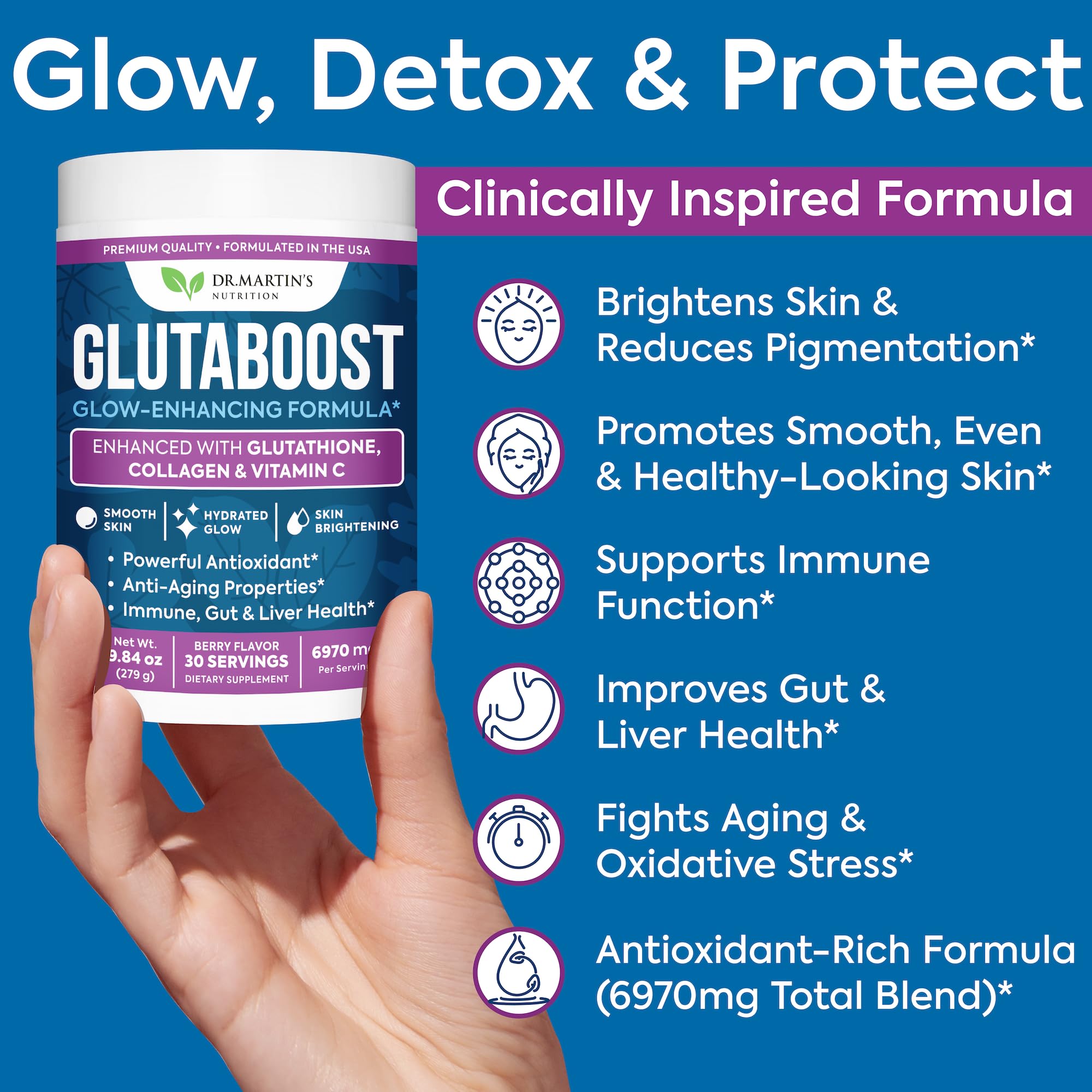 dr lsw whitening glutathione glutathione for skin whitening 1500mg, 100% authentic main image 0