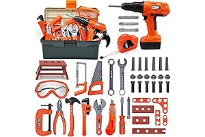 Kids Tool Set: A 48-Piece Workshop for Young Builders