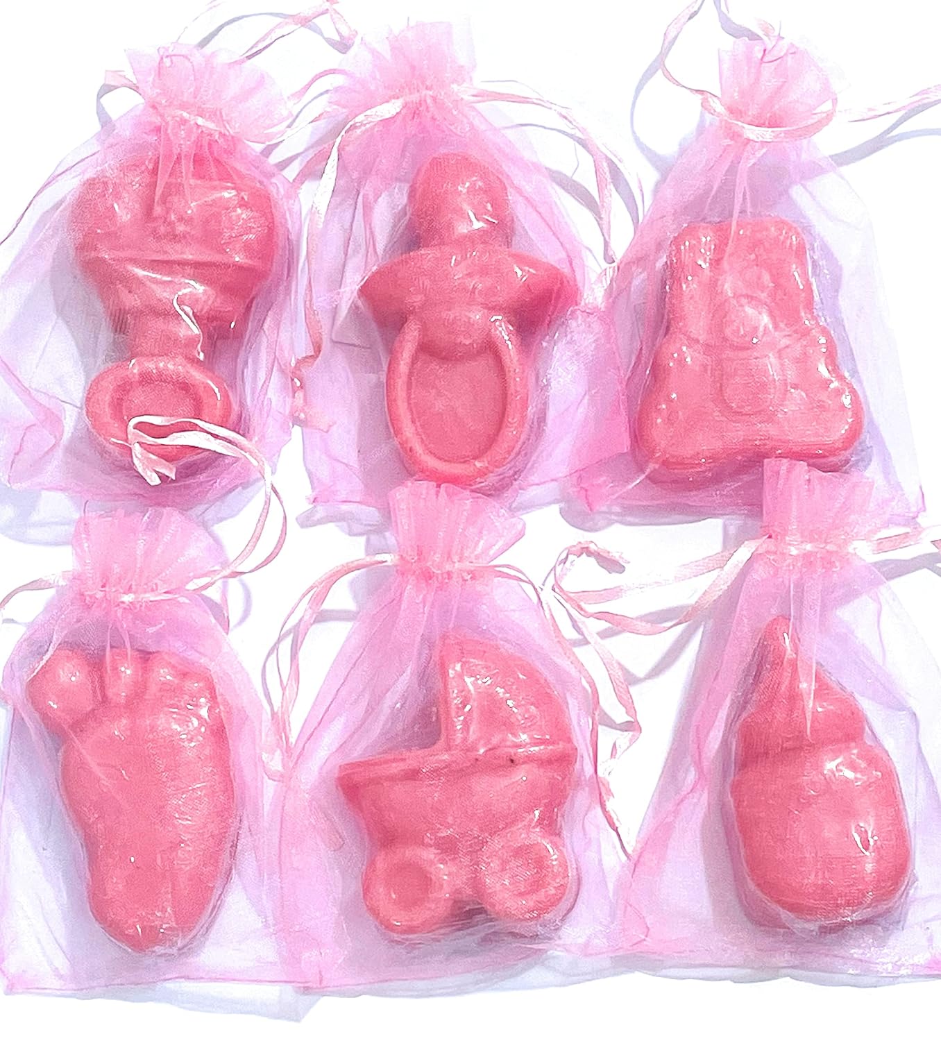NATURE DEWS HANDMADE SOAP PACK OF 6 GIFTING BABY SHOWER SOAPS
