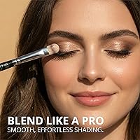 Vista 10 de 7 pieza Eye Juego de brochas, Negro/Plateado