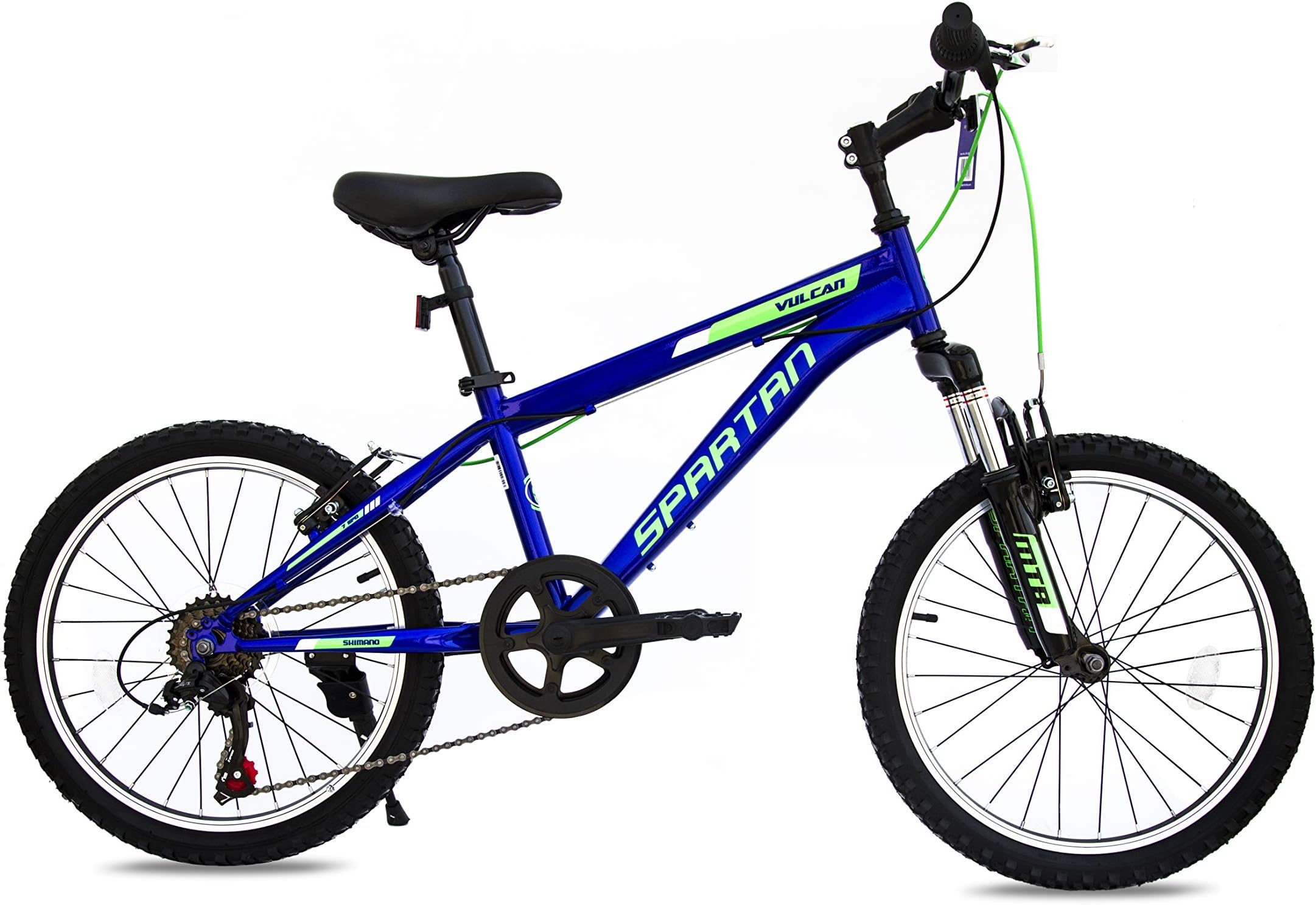 Spartan 20" Panther Bicycle MTB Mountain Bike with Shimano Shifter and Gear Alloy Brakes & Rims