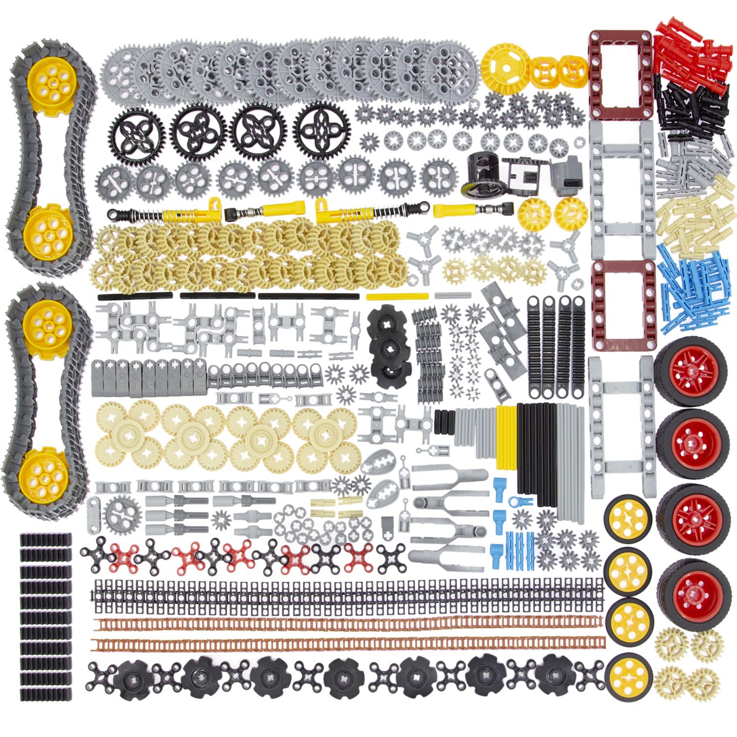 Amazon.com: 854pcs Technic Parts and Pieces Set: Gears, Axles