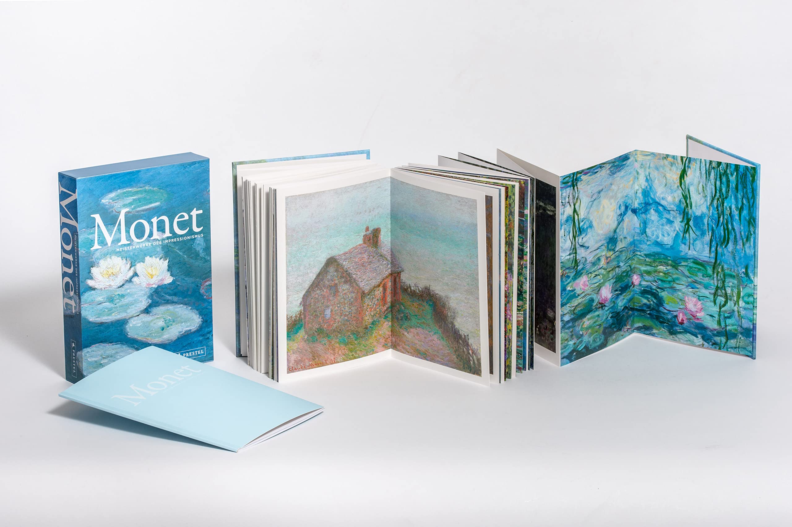 Monet: Meisterwerke des Impressionismus in einer hochwertigen Leporelloausgabe in Leinenbindung im Schmuckschuber (Kunst-Leporello, Band 4)