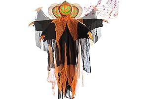 Interactive Halloween Sound-Controlled Animated Decoration Outdoor Props