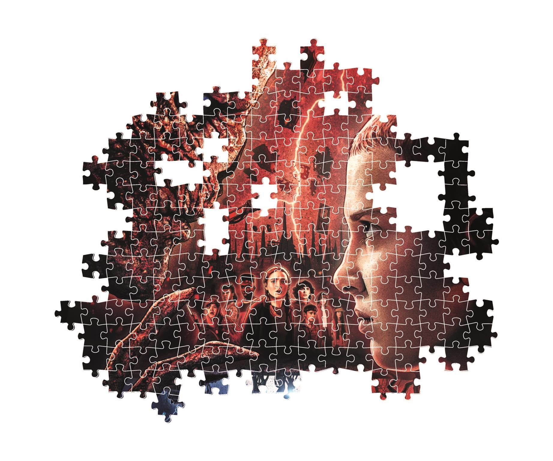 Clementoni - Puzzle 1000 Pezzi Per Adulti E Ragazzi, Special Series Tema Serie Tv Netflix Stranger Things Con Poster Incluso Compact Box Idea Regalo Uomo E Donna Made In Italy 50x70 Cm 39979