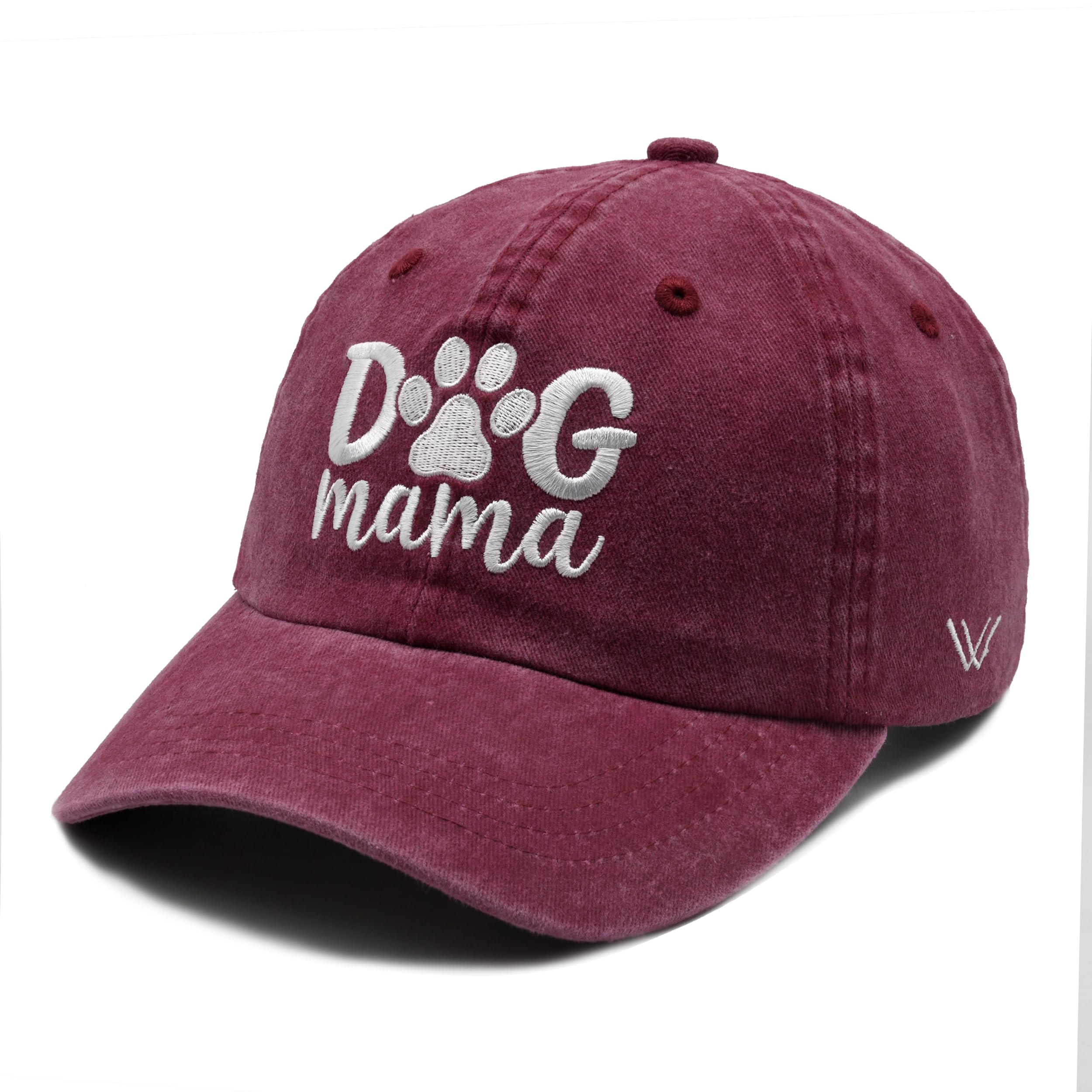 Sombrero de perro para mujer, ajustable, bordado, gorra de béisbol para mamá 3