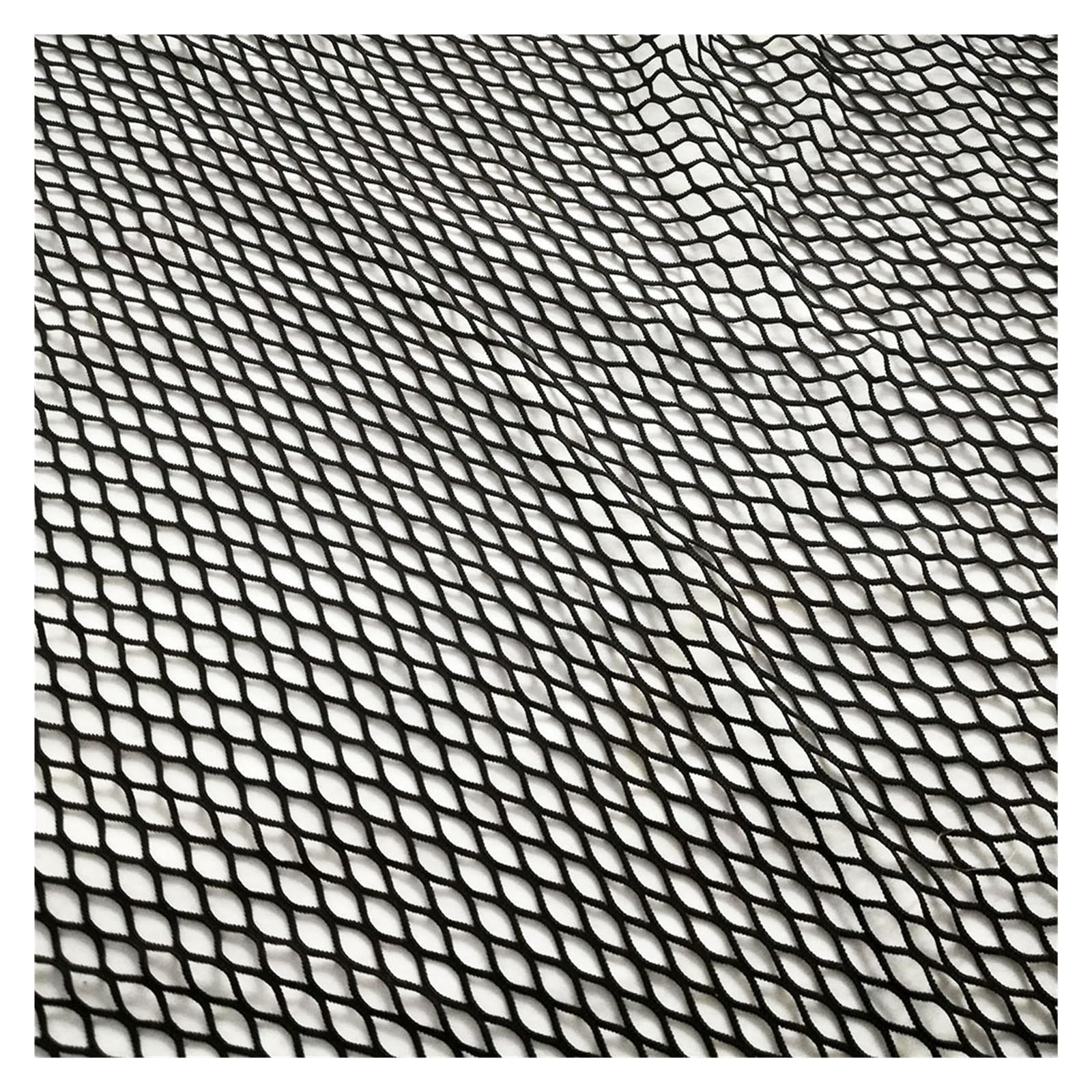 Sexy Fishnets Spandex Stretch Mesh Net Cloth Shirt Apparel, Sewing Lingerie, Beach Bikini Hollow Top(Black,45cmx150cm)