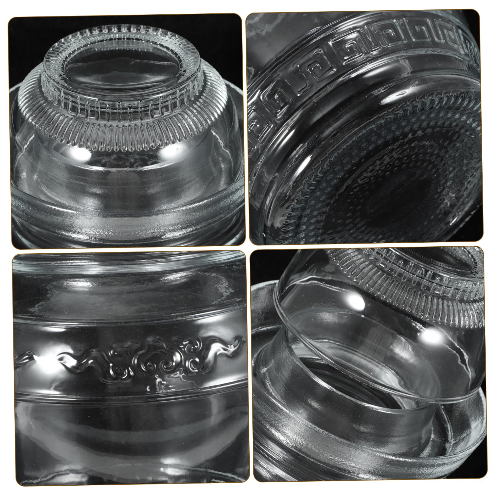 Cabilock Glass Containers Recipientes para Kimchi de Encurtido de con Tapa de Fermentación para Almacenamiento de Alimentos de Alba?il para Ensalada para Botella de Frasco Fermentaciones