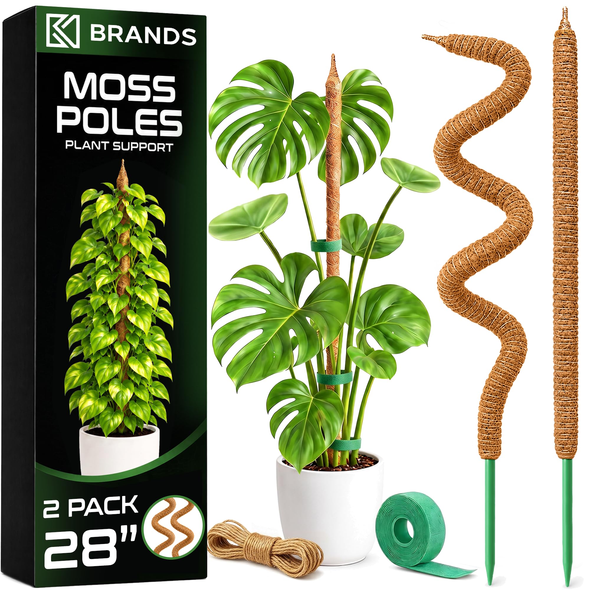 Monstera Plant Support - 28'' Moss Pole -1 Monstera Plant Support - 28'' Moss Pole -1