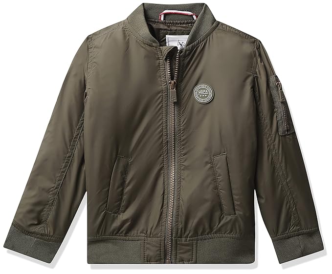 USPA Boys A-Line Coat