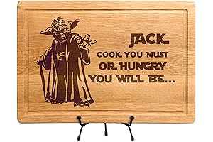 Star Wars Personalized Engraved Charcuterie Board, Yod a Board Cook You Must...