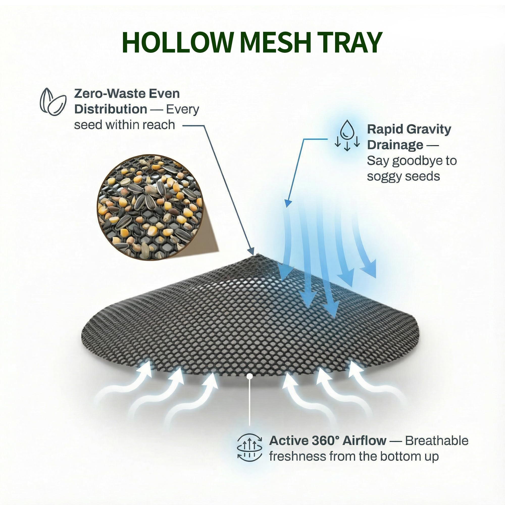Solution4Patio Expert in Garden Creation #G-B121A00-US - Comedero Hexagonal para pájaros de pabellón japonés