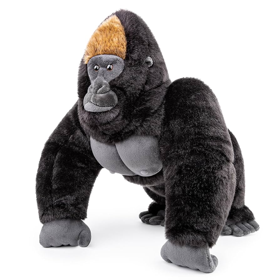 Amazon.com: FRANKIEZHOU Realistic Silverback Gorilla Stuffed