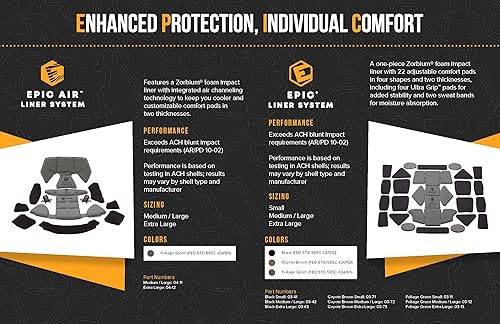 Miniatura 6 de Epic Air Combat Casco Liner System