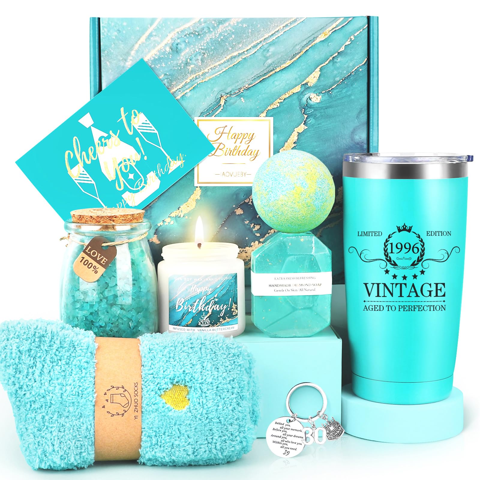 iAOVUEBY 30th Birthday Gift Basket
