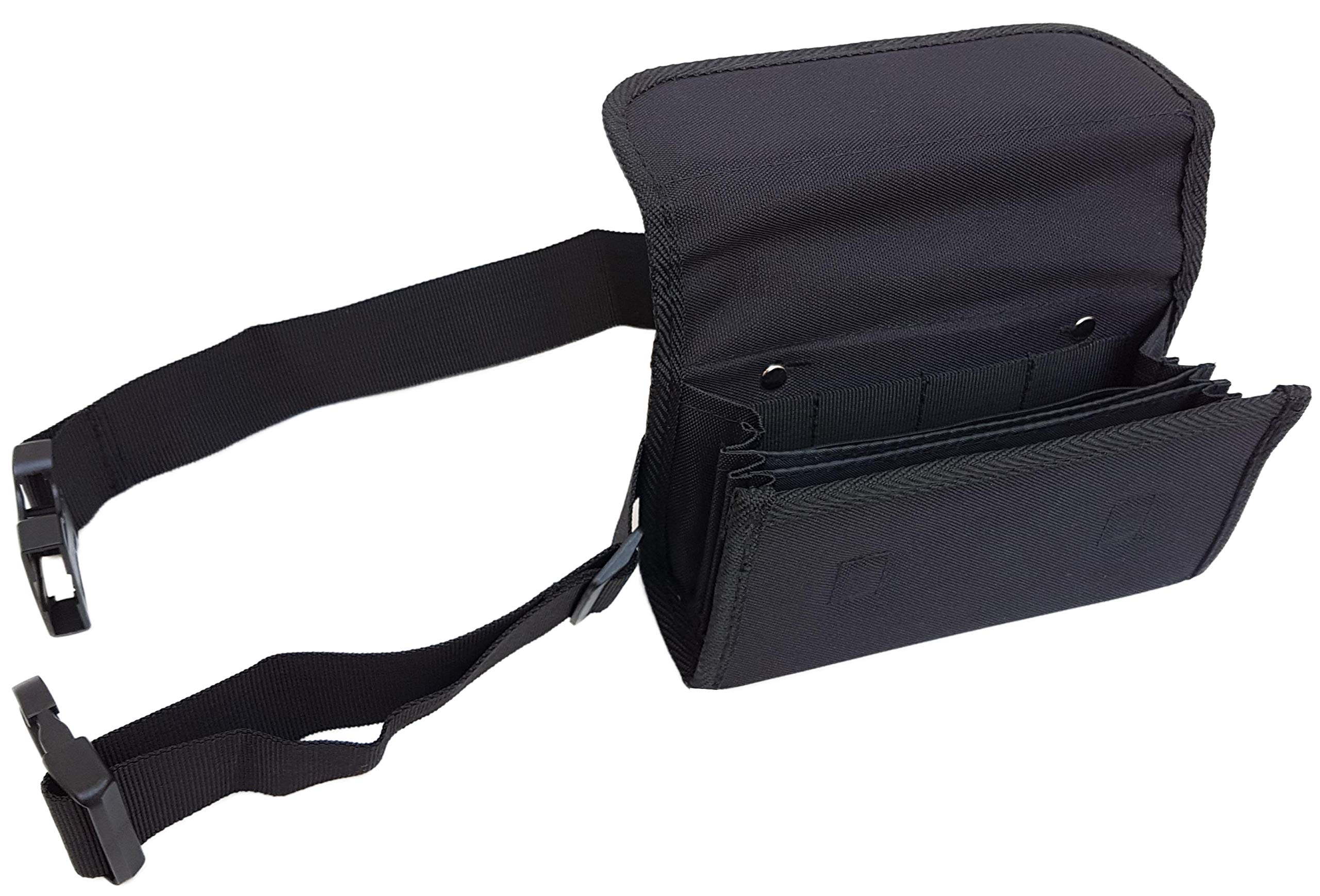 Sacoche Banane Serveur en Toile Tissu Polyester, Vendue sans monnayeur, Fermeture par Aimants, idéale pour Serveurs, Serveuses, Bars, Brasseries, Pubs, Restaurants, Forains