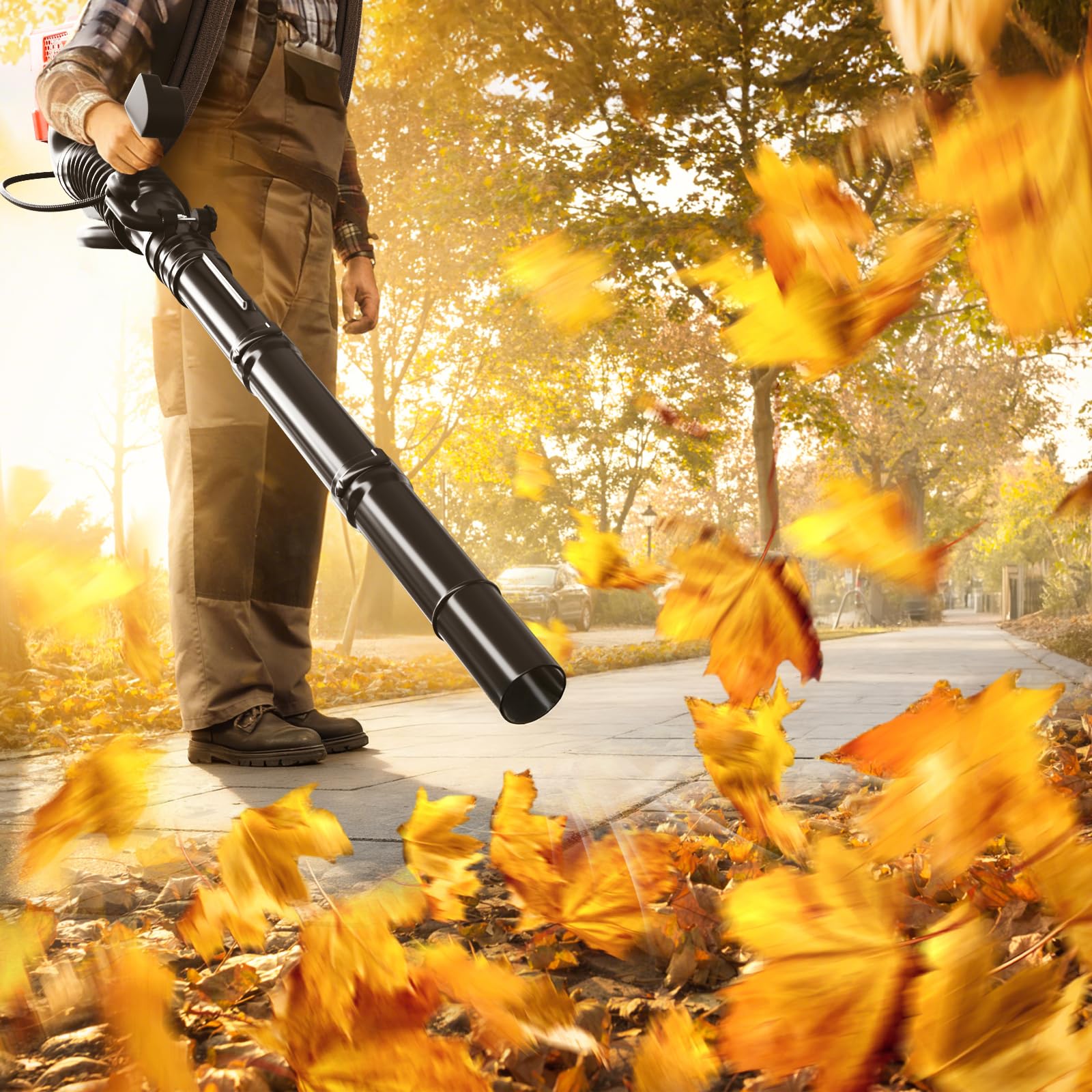 Amazon.com: Baotree 80CC Gas Backpack Leaf Blower, 800 CFM 200 MPH