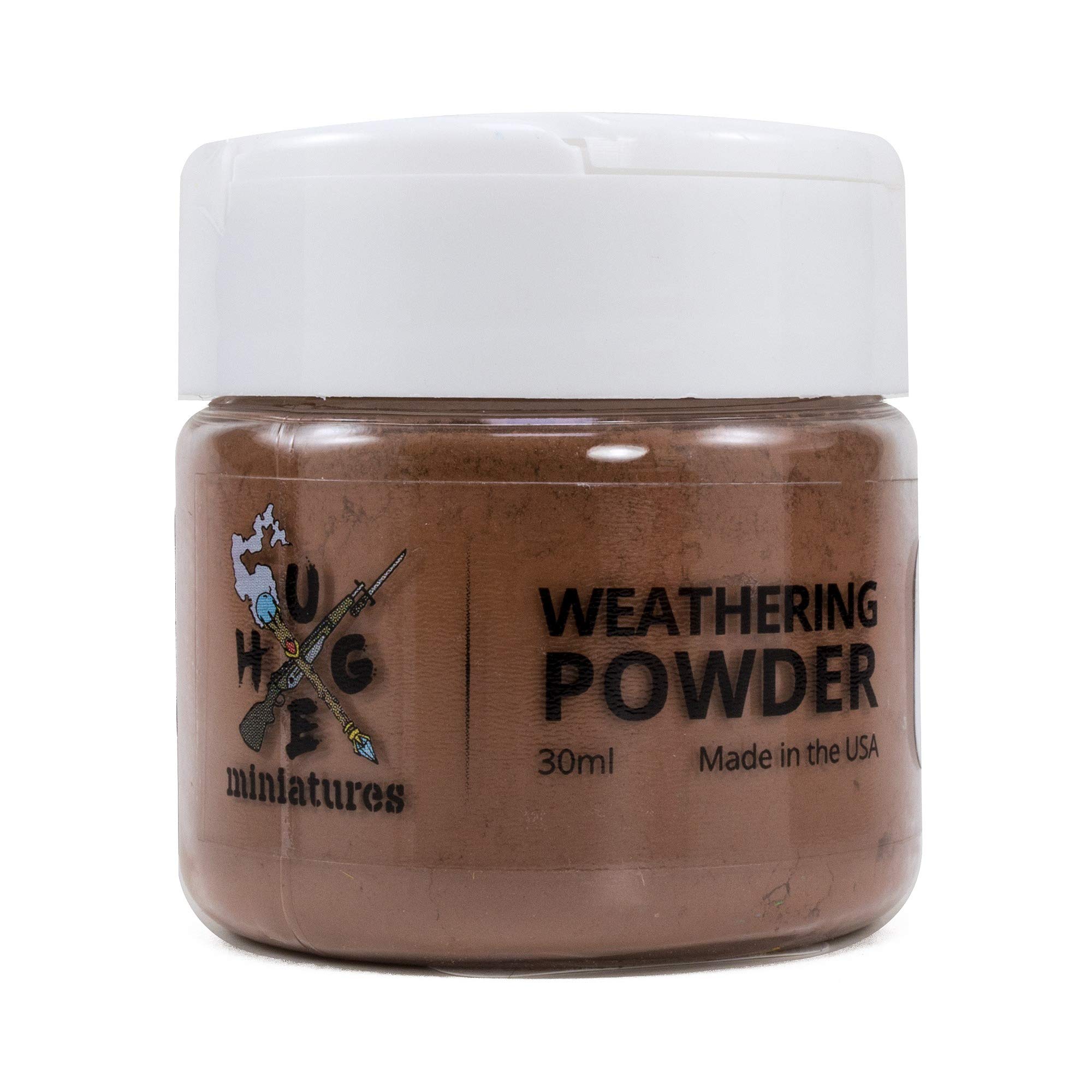 Weathering Powder, Earth Pigment for Model Terrain Scenery and Vehicles by Huge Minis - 30ml Flip-Top Container