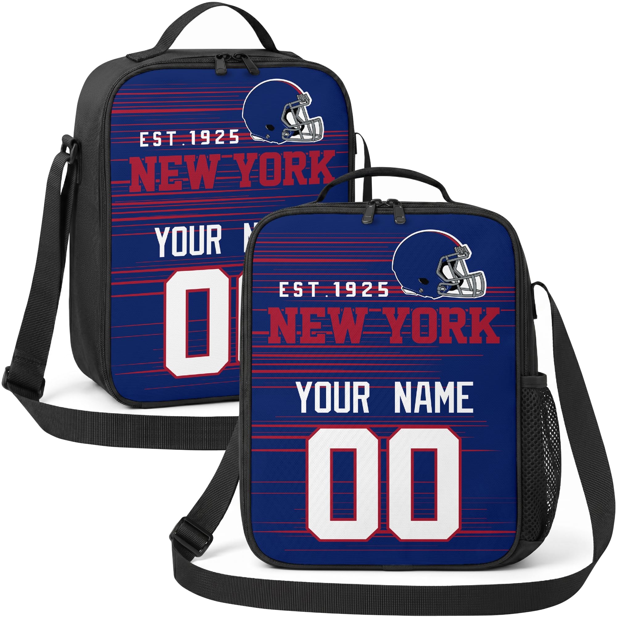 New York Lunch Bag Custom Name and Number Personalized Gifts