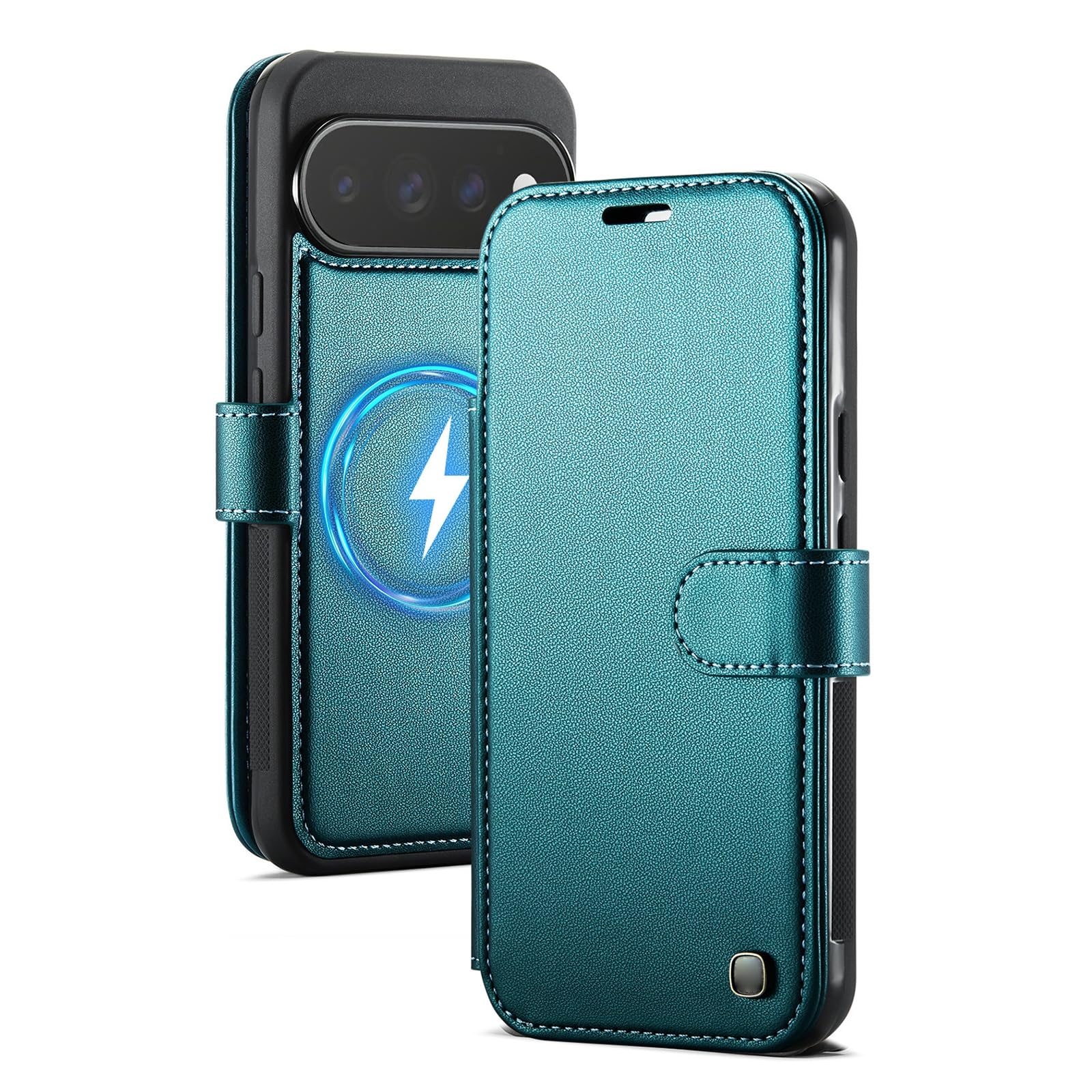 Cover Magnetica Per Google Pixel 11 Pro XL/ 11 Pro/ 11, Portafoglio Pelle