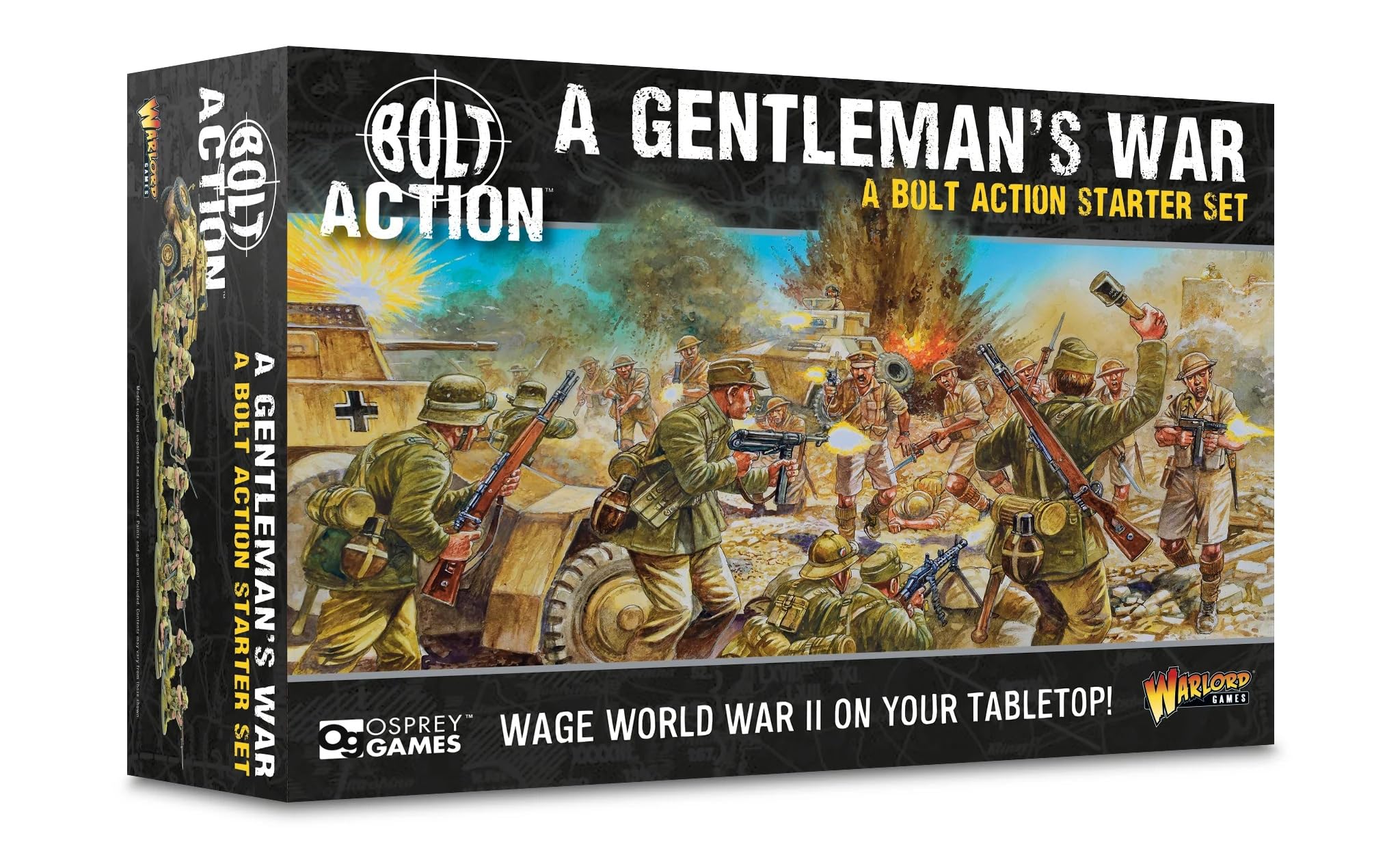 Warlord Games A Gentleman's War - Bolt Action Starter Set 28 mm World War 2 Strategy Battle Game per 2 o più Giocatori Che utilizzano Miniature