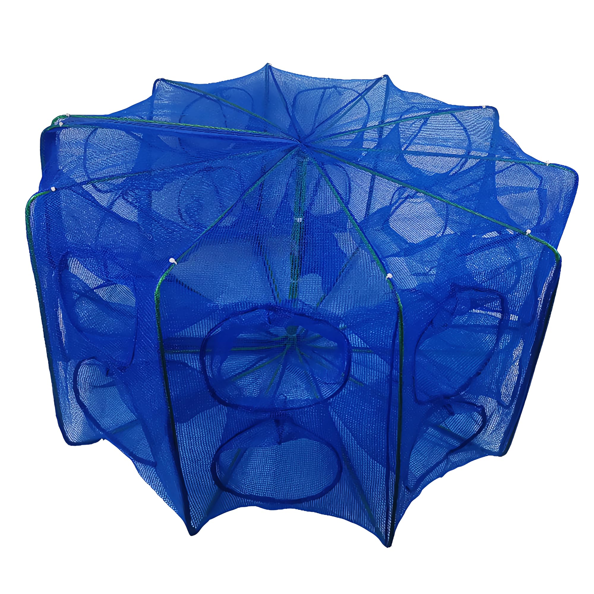 Foldable Bait Trap Fishing Net - Hand Cast Cage for Catching Fish Shrimp Crab Crawfish