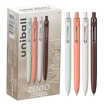 Amazon | Uniball Zento リキッドゲルインク格納式ペン 中字