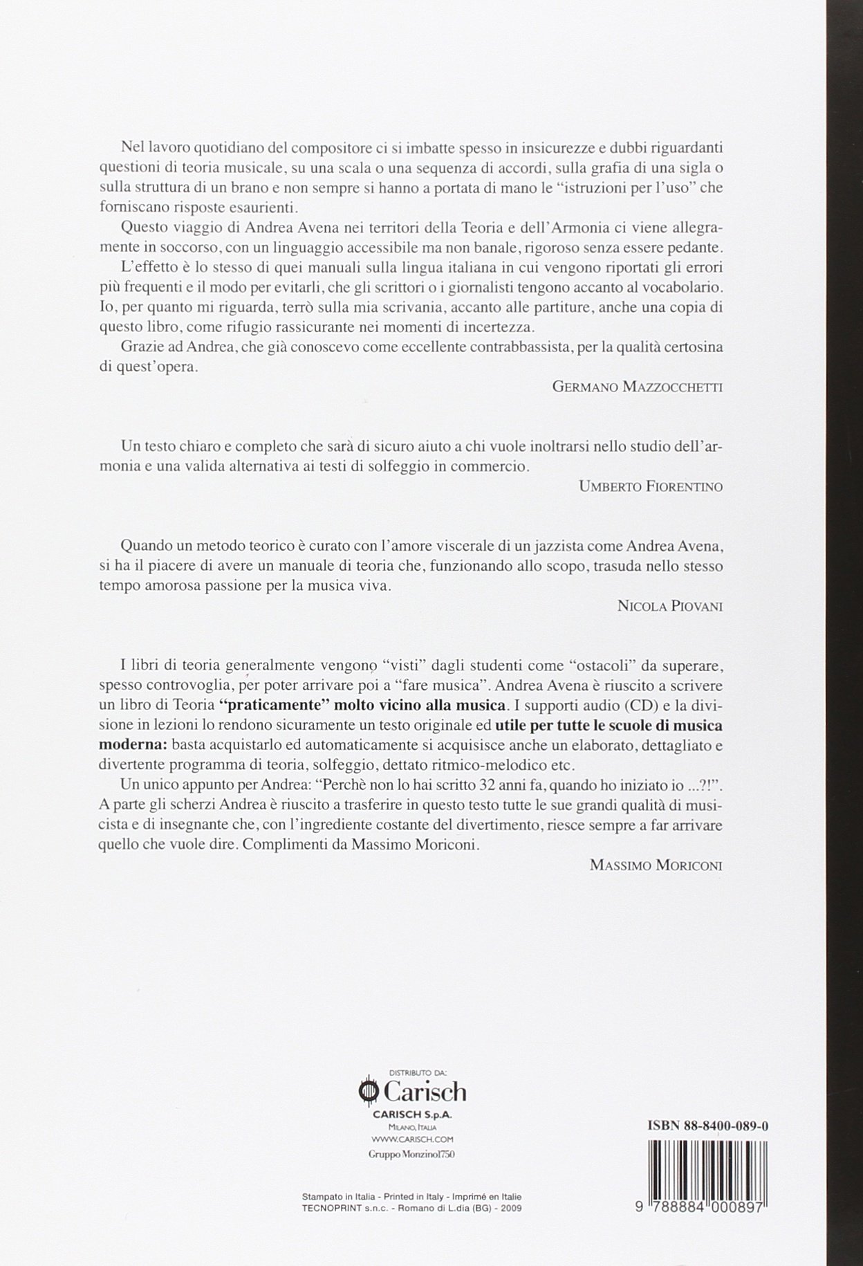 Andrea Avena Teoria e Armonia Volume 3 | Esercizi di Lettura, Ear Training e Armonizzazione | Tonalità Minore e Modulazioni | Libro Musicale con CD Audio | Risorsa per Studenti e Insegnanti di Musica