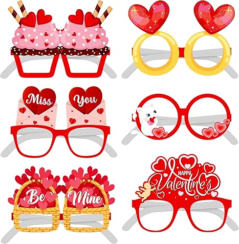 Miniatura 3 de KatchOn, Cartel de feliz día de San Valentín  XL, paquete de 13  Lindas gafas de San Valentín  Fondo de San Valentín para decoraciones de San