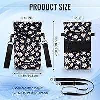 Vista 2 de Funda de neopreno para teléfono para hombres y mujeres, con correa cruzada/cordón para el cuello para iPhone 16/15 Pro Max