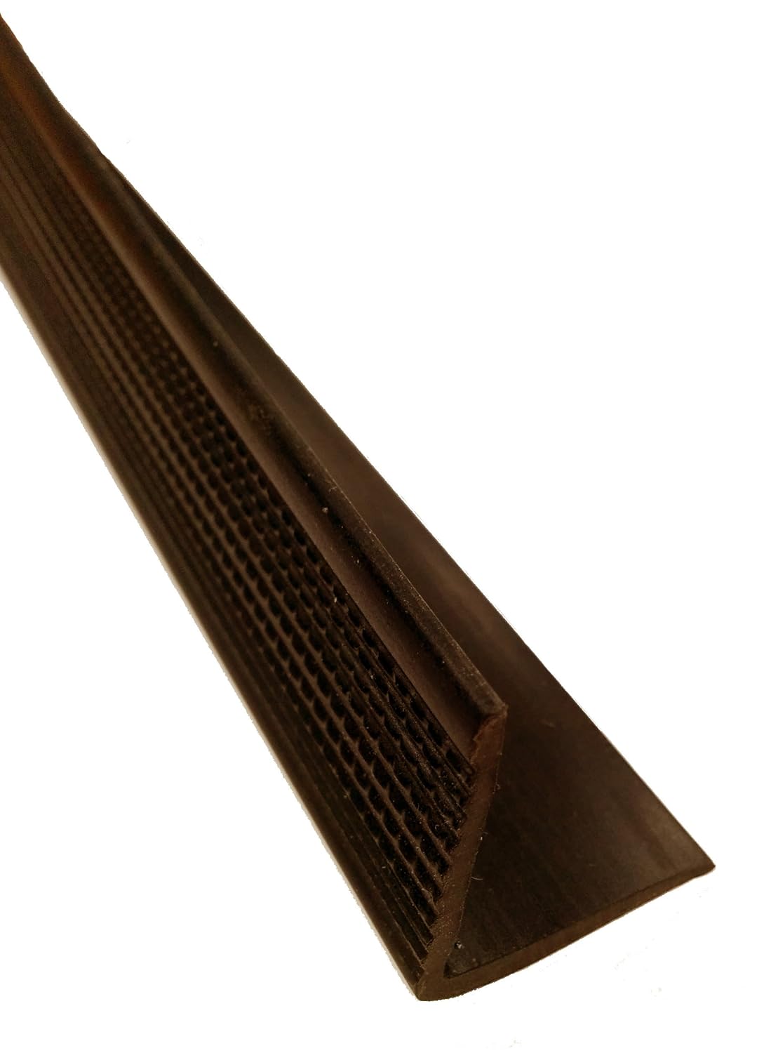 Herco 510 Thermoplastic Angle Extrusion 6 ft x 1-1/8 in x 1-1/4 in (Brown)