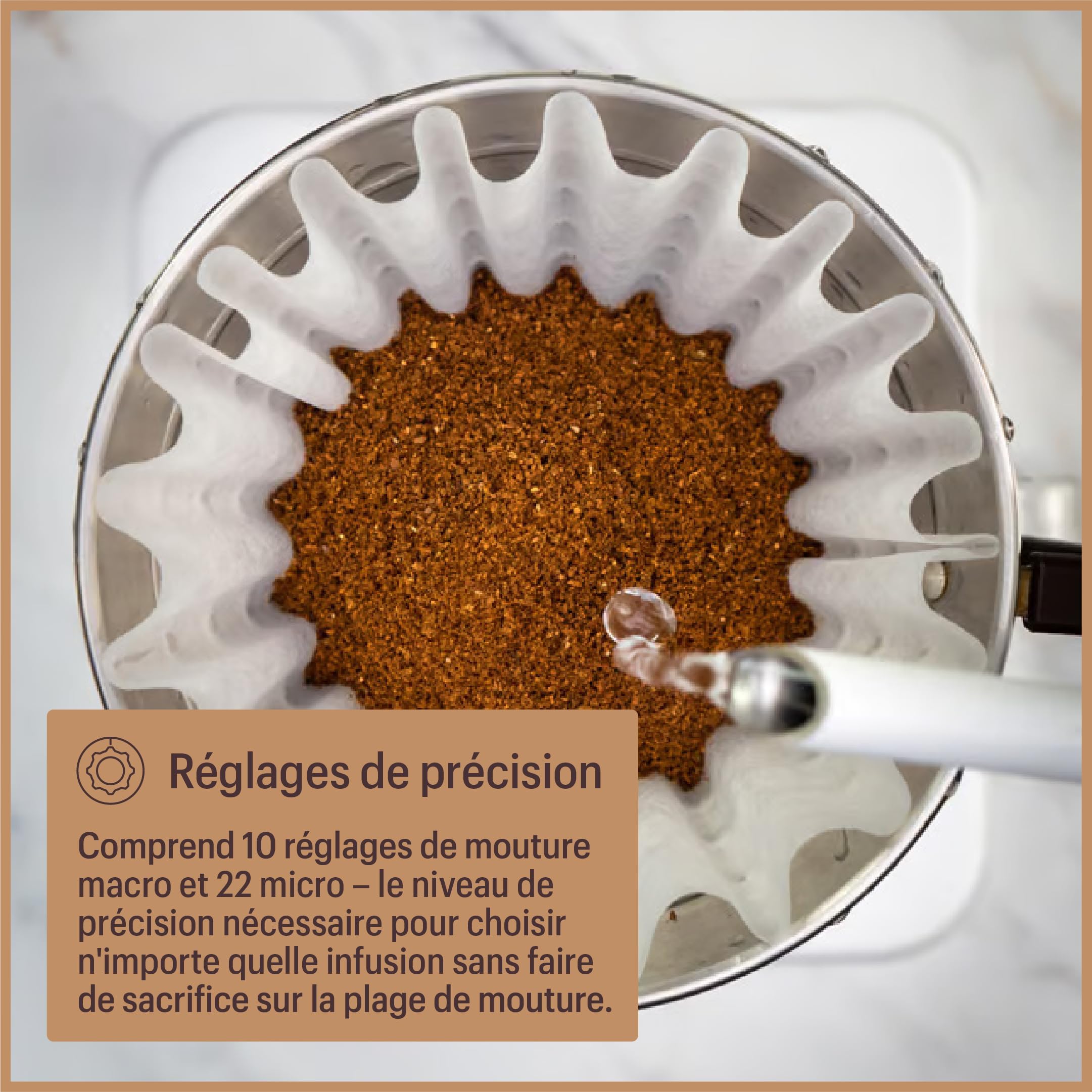 Baratza - Vario W+ 230V Coffee Grinder - Moulin à café électrique avec Fraises Plates en Acier de 54 mm - Programmable Individuellement pour Espresso, Cafetière, et Café Filtre - Noir
