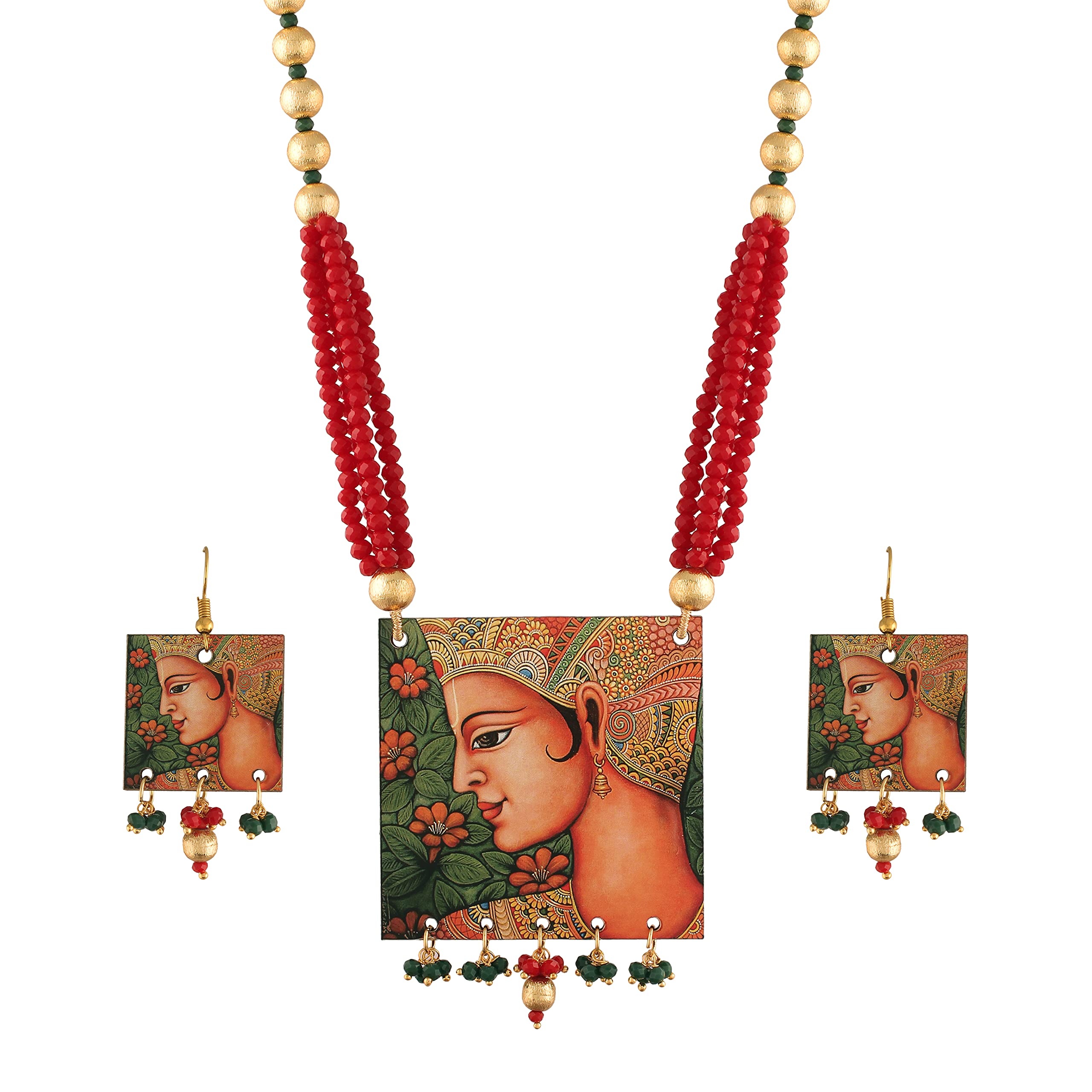 See full amazon price history chart for I Jewels Stylish Portrait Handpainted Wooden Pearl Necklace Jewellery With Earrings Set For Women & Girls (ML283) I Jewels Stylish Portrait Handpainted Wooden Pearl Necklace Jewellery With Earrings Set For Women & Girls (ML283) (B093DHS3W6) Amazon Price History, Amazon Price Tracker