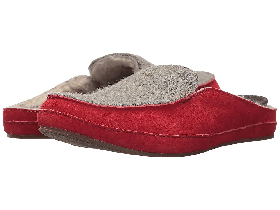 

OluKai Alaula (Cooler Grey/Red Mud) Women's Slippers