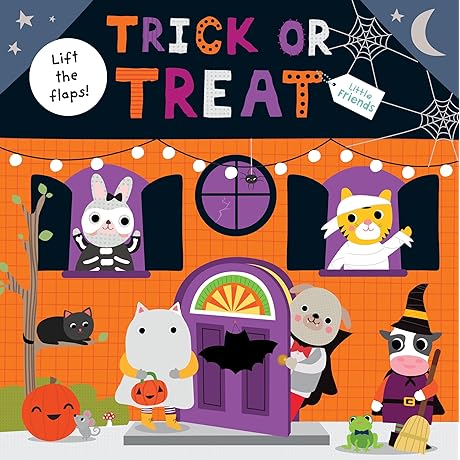 Little Friends Halloween Flap Book