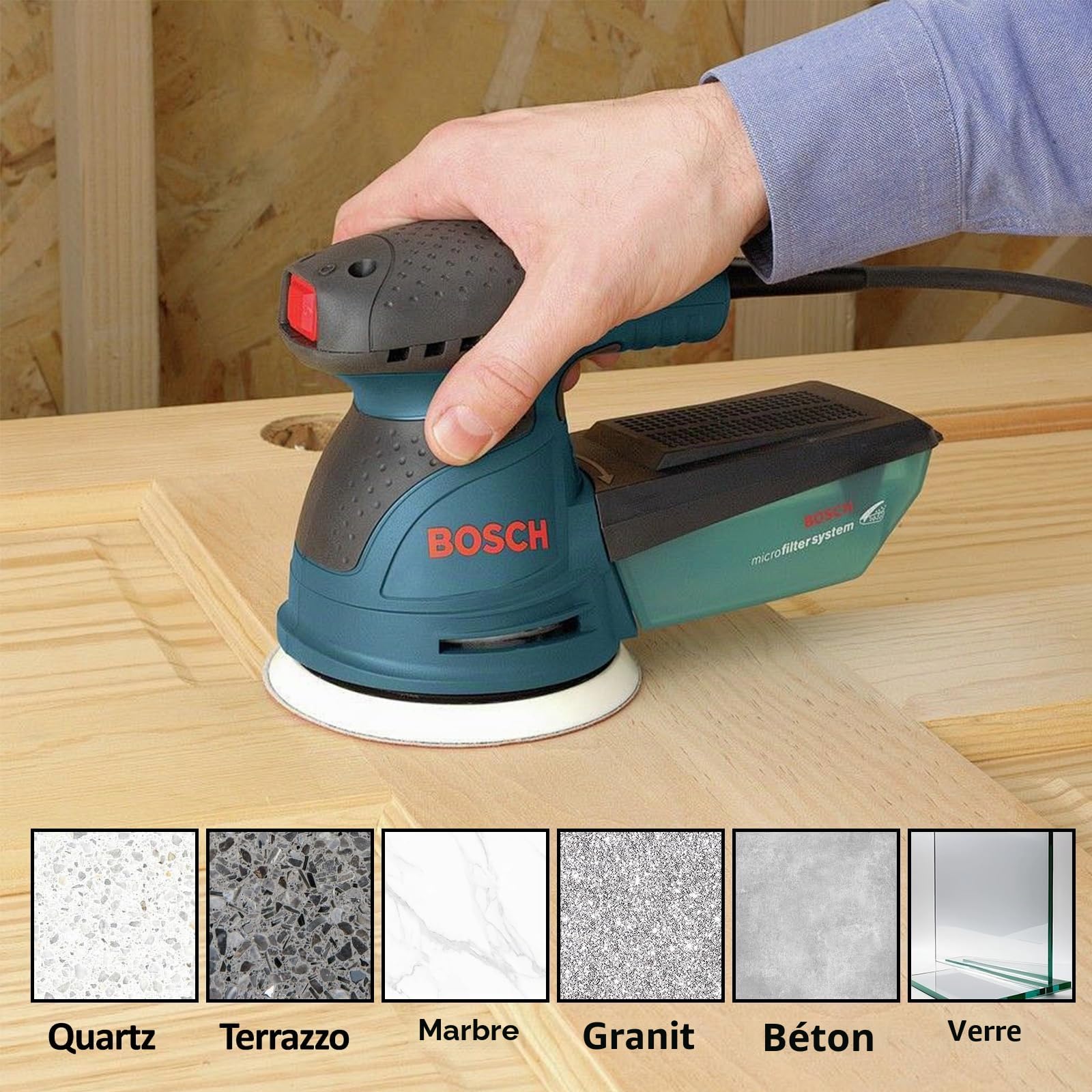 Kit De Polissage Diamant Humide 125 Mm, 9 Pièces | Grains 50 À 10000, Pour Marbre, Granit, Béton, Carrelage Et Pierre, Compatible Meuleuse D'Angle
