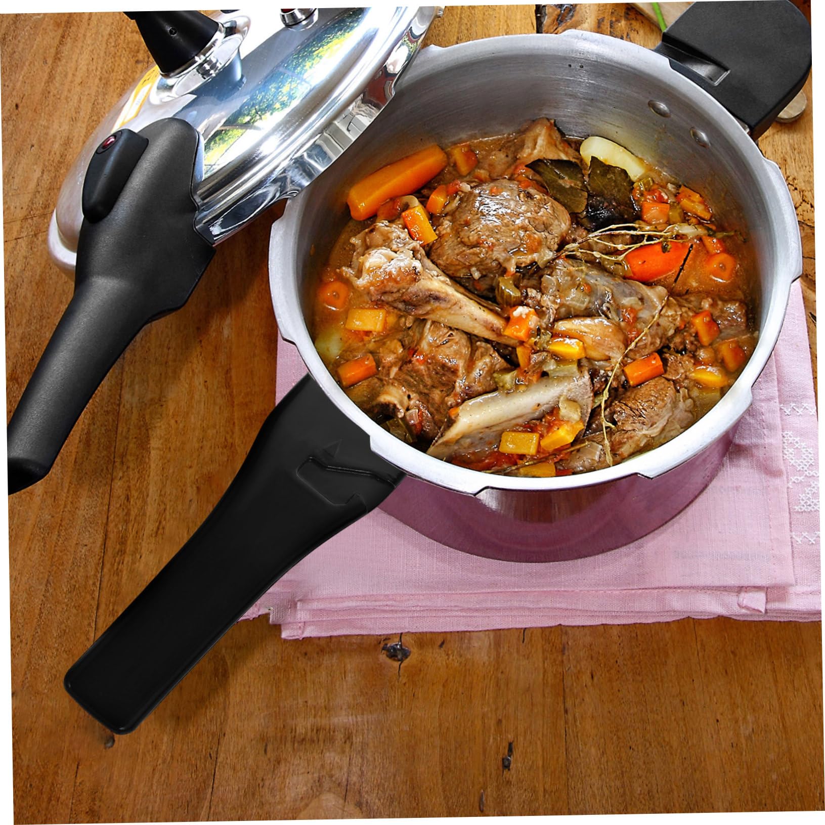 Cabilock 5 Pares Mango de Mango de la sartén a presión Mango de Utensilios de Cocina de Repuesto Reemplazo de Mango ergonómico Manija de Repuesto para Cocina Asas de Cocina