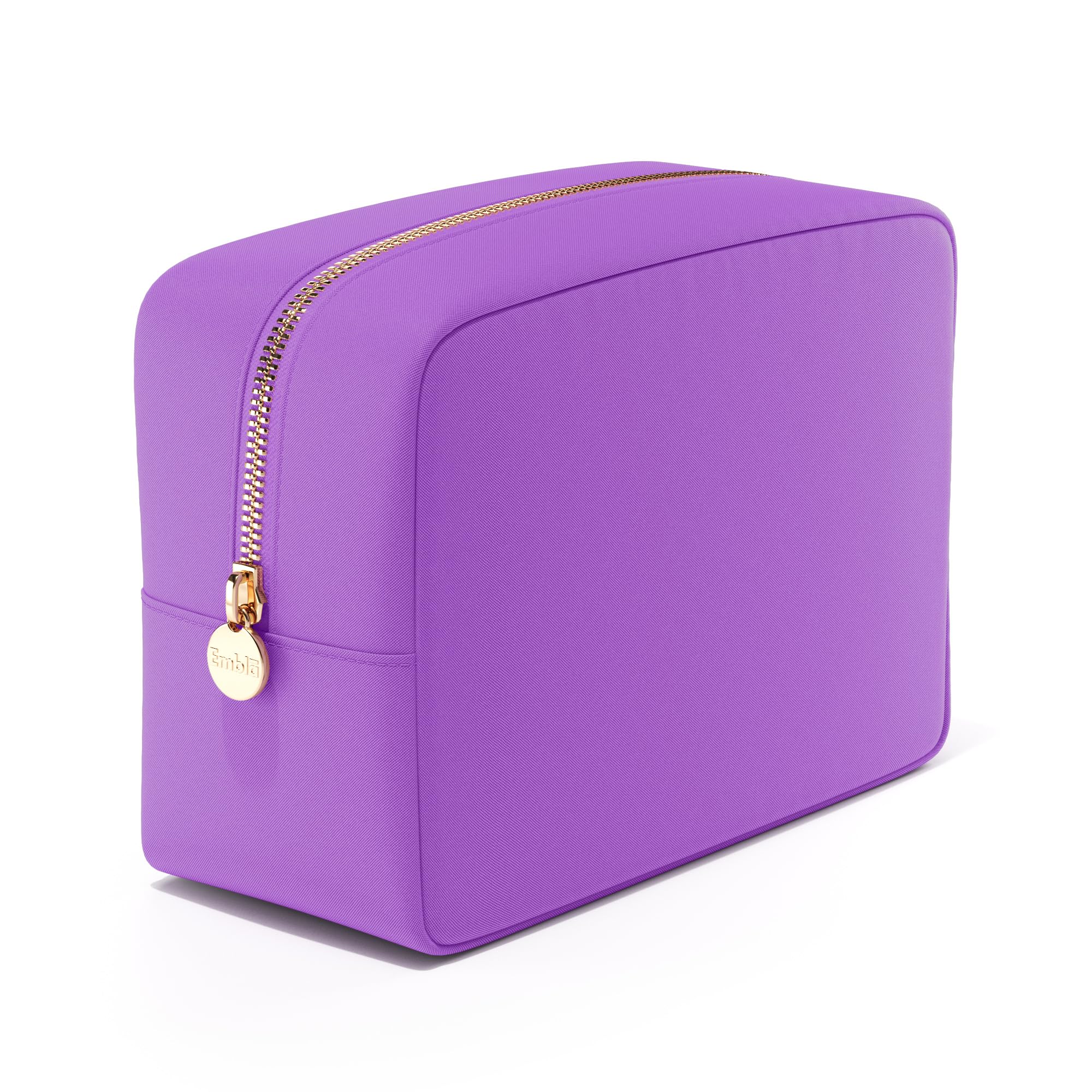 Embla Makeup Bag Travel Cosmetics Pouch and Toiletry Bag, Nylon Zipper Pouch Purse, Cute Make Up Organizer Storage Tote for Women Girls, Waterproof