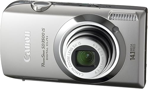Canon PowerShot SD3500IS Cámara digital de 14.1 MP con panel táctil LCD de 3.5 pulgadas y zoom estabilizado de imagen óptica ultra gran angular de