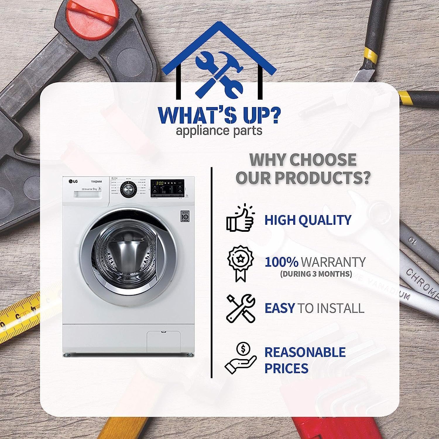 What's Up? DA62-00914B Refrigerator Water Inlet Valve Replacement Part for Samsung Refrigerators